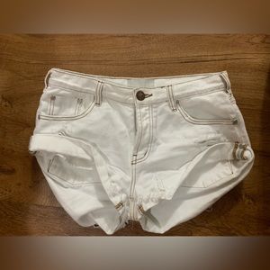 One Teaspoon White Bandit Shorts